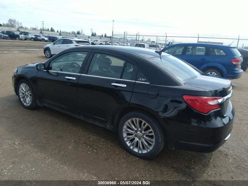 2013 Chrysler 200 Limited VIN: 1C3CCBCG6DN758091 Lot: 30036960