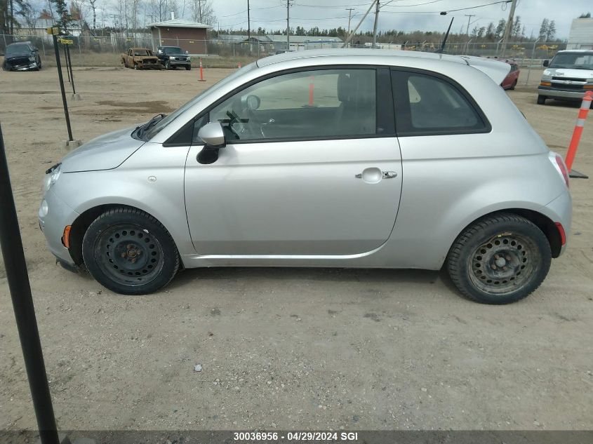 2013 Fiat 500 Pop VIN: 3C3CFFAR9DT542139 Lot: 30036956