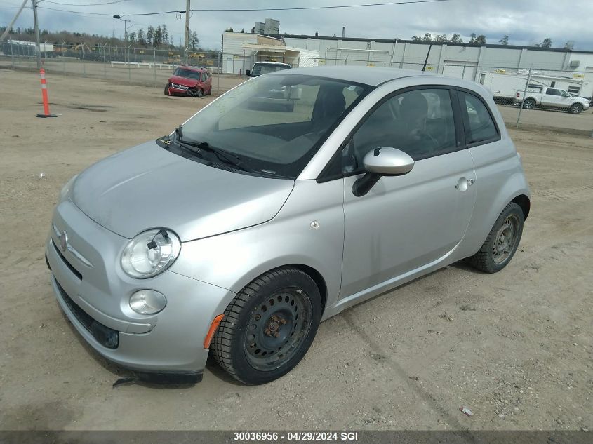 2013 Fiat 500 Pop VIN: 3C3CFFAR9DT542139 Lot: 30036956