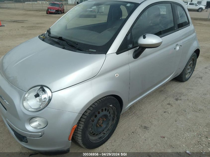 2013 Fiat 500 Pop VIN: 3C3CFFAR9DT542139 Lot: 30036956