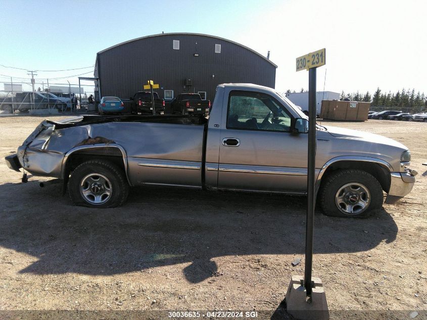 2001 GMC New Sierra C1500 VIN: 1GTEC14V51E245616 Lot: 30036635