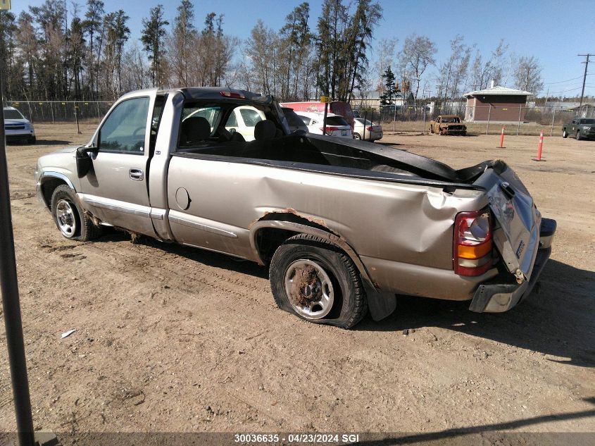 2001 GMC New Sierra C1500 VIN: 1GTEC14V51E245616 Lot: 30036635