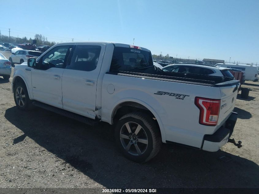 2015 Ford F150 Supercrew VIN: 1FTEW1EG8FFB26788 Lot: 30036982