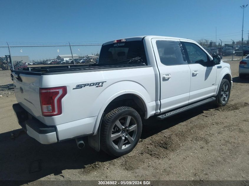 2015 Ford F150 Supercrew VIN: 1FTEW1EG8FFB26788 Lot: 30036982