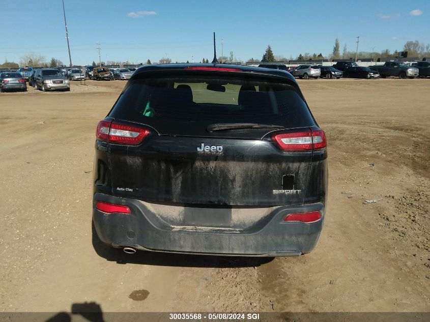 2015 Jeep Cherokee Sport VIN: 1C4PJLAB0FW642477 Lot: 30035568