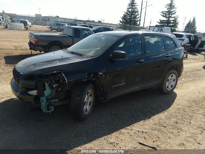 2015 Jeep Cherokee Sport VIN: 1C4PJLAB0FW642477 Lot: 30035568