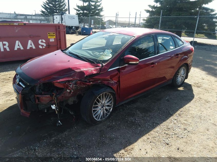 2014 Ford Focus Titanium VIN: 1FADP3J2XEL288958 Lot: 30036654