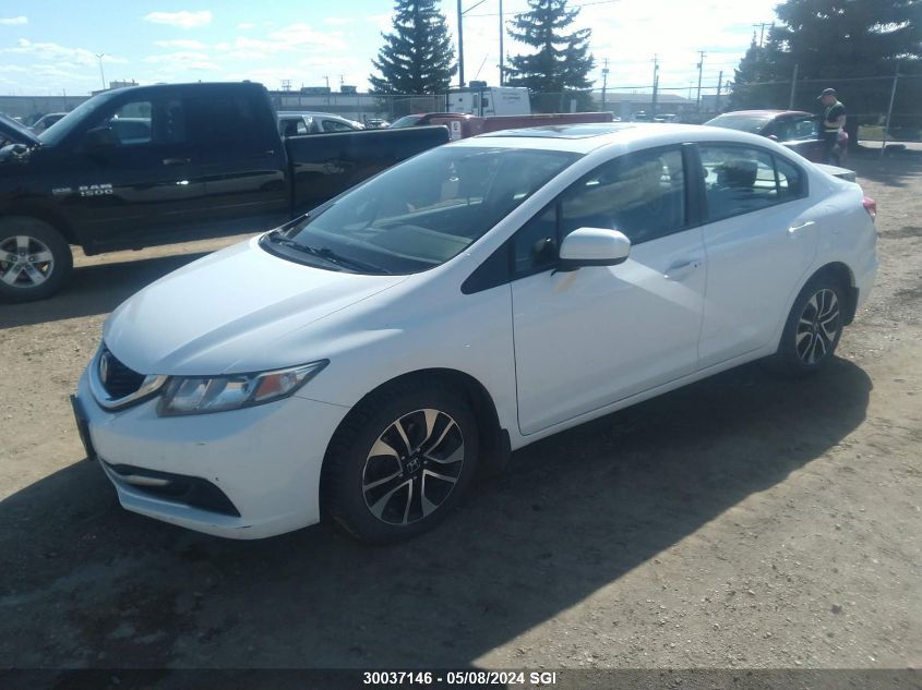 2015 Honda Civic Lx VIN: 2HGFB2F54FH053714 Lot: 30037146