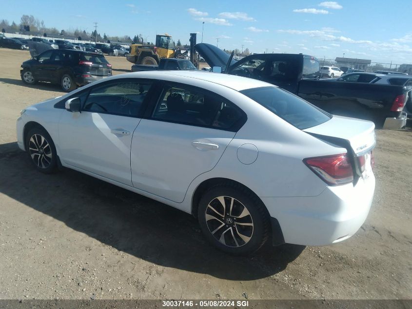 2015 Honda Civic Lx VIN: 2HGFB2F54FH053714 Lot: 30037146