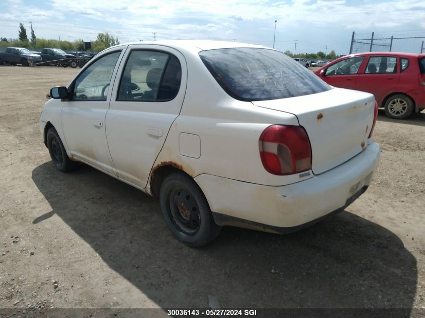2000 Toyota Echo VIN: JTDBT1238Y0024927 Lot: 30036143