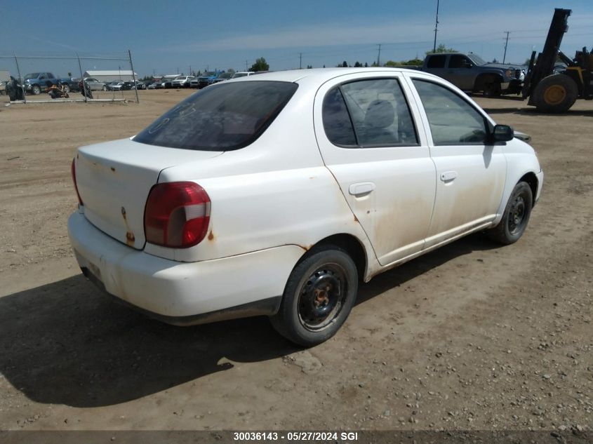 2000 Toyota Echo VIN: JTDBT1238Y0024927 Lot: 30036143