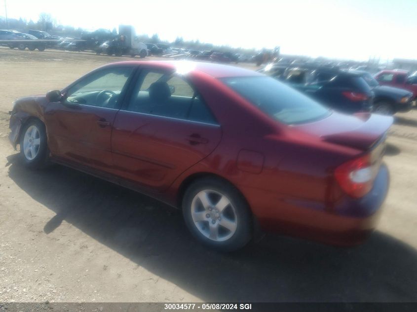 2002 Toyota Camry Le/Xle/Se VIN: JTDBF32K820007028 Lot: 30034577