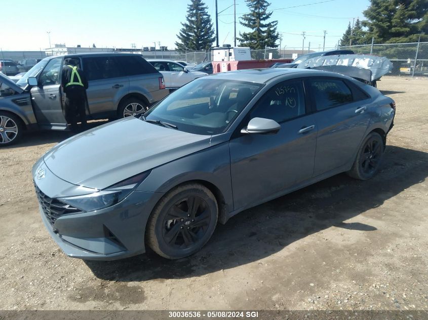 2021 Hyundai Elantra Sel VIN: KMHLM4AG9MU125755 Lot: 30036536