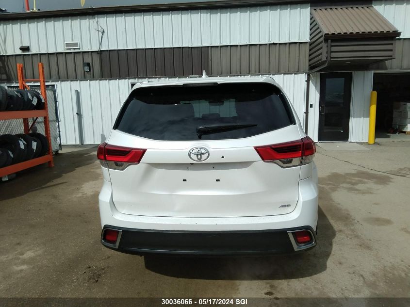 2019 Toyota Highlander Se/Xle VIN: 5TDJZRFH0KS601162 Lot: 30036066