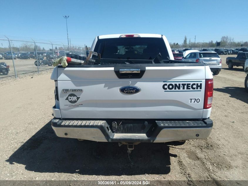 2017 Ford F150 Supercrew VIN: 1FTEW1EFXHFA77412 Lot: 30036561