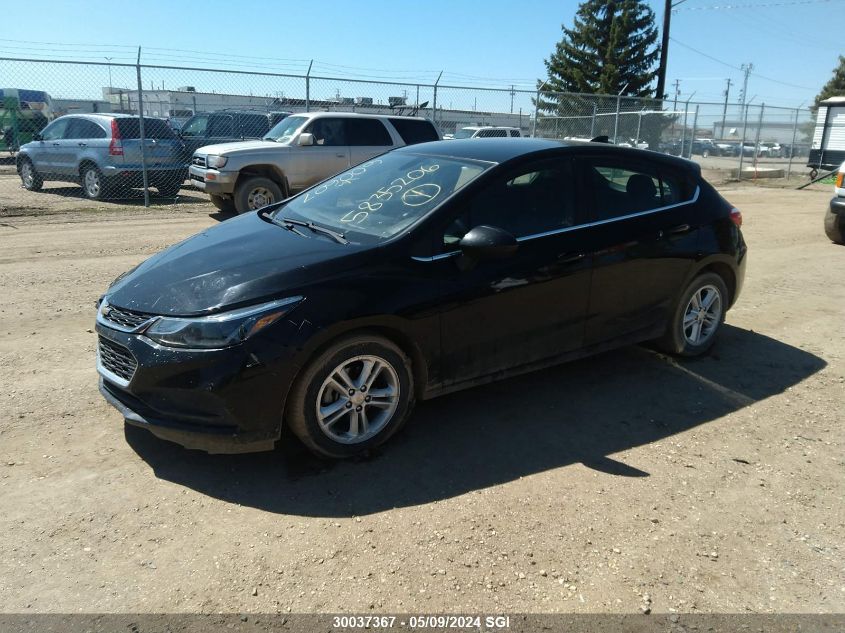 2017 Chevrolet Cruze Lt VIN: 3G1BE6SM9HS600607 Lot: 30037367