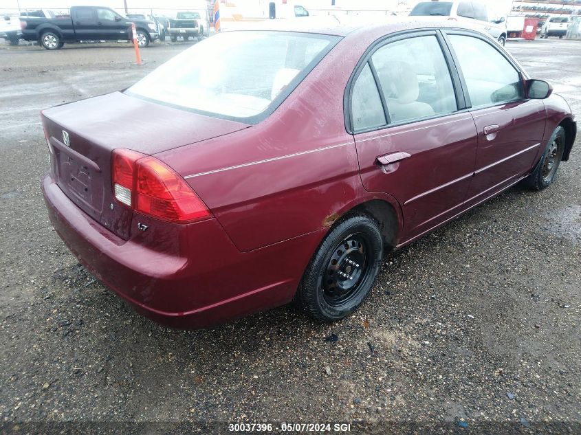 2004 Honda Civic Lx VIN: 2HGES16614H901592 Lot: 30037396