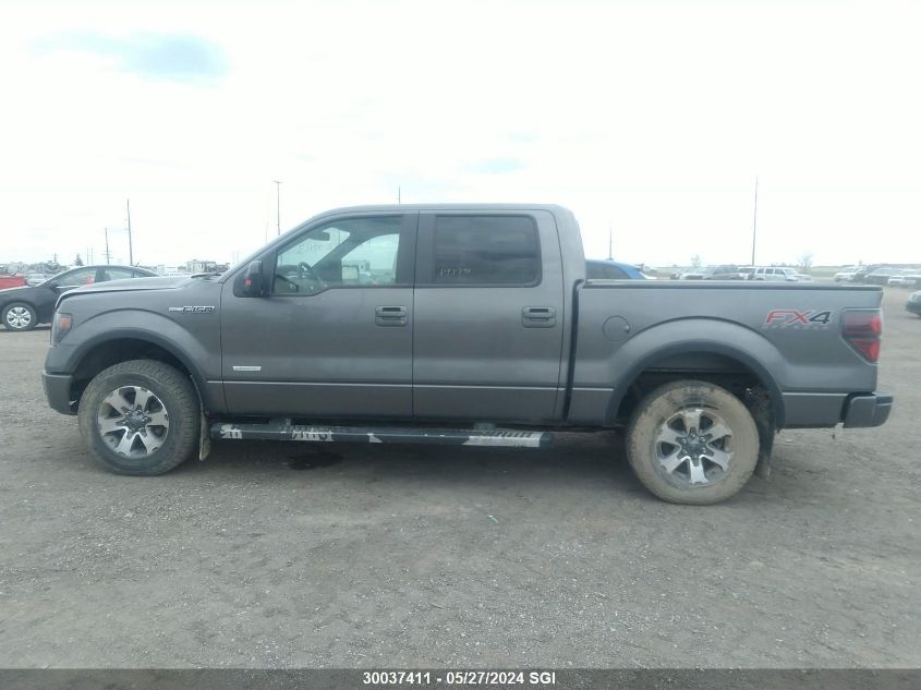 2013 Ford F150 Supercrew VIN: 1FTFW1ET7DFB62521 Lot: 30037411