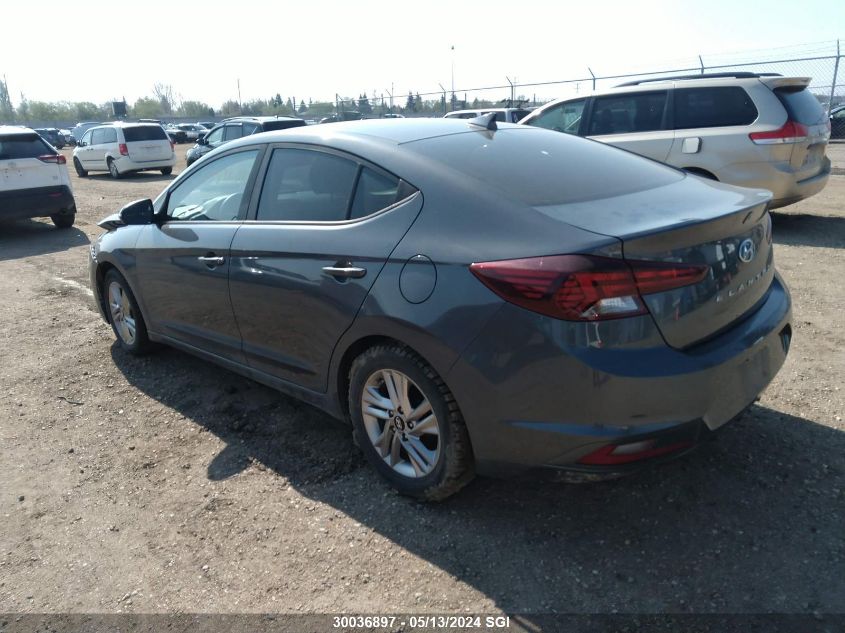 2019 Hyundai Elantra Sel/Value/Limited VIN: KMHD84LF0KU831314 Lot: 30036897