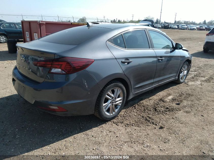 2019 Hyundai Elantra Sel/Value/Limited VIN: KMHD84LF0KU831314 Lot: 30036897