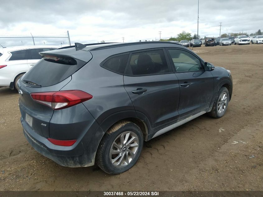 2018 Hyundai Tucson Limited/Sport And Eco/Se VIN: KM8J3CA49JU715413 Lot: 30037468