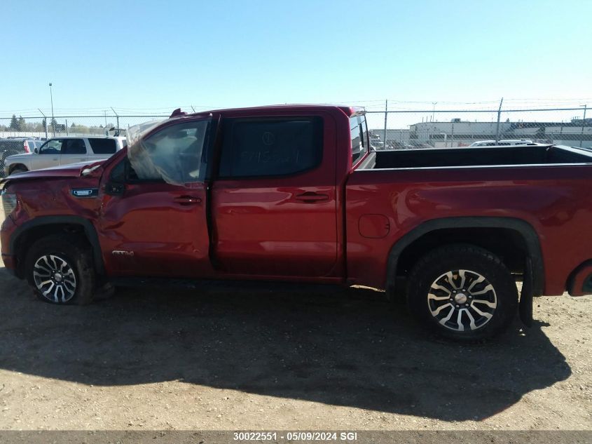 2022 GMC Sierra 1500 At4 VIN: 3GTUUEET7NG611281 Lot: 30022551