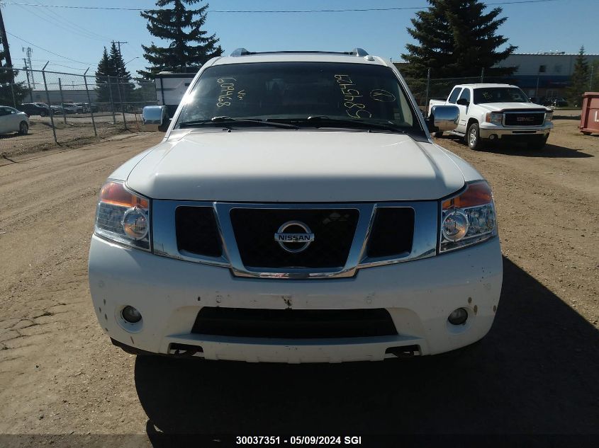 2011 Nissan Armada Platinum VIN: 5N1AA0NE4BN609468 Lot: 30037351