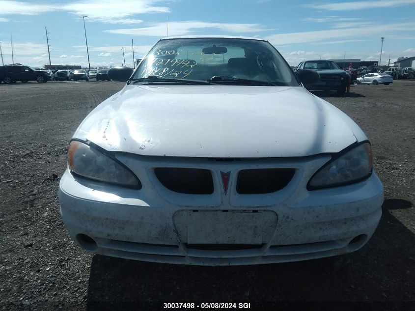 2005 Pontiac Grand Am Se VIN: 1G2NE52E25M214442 Lot: 30037498