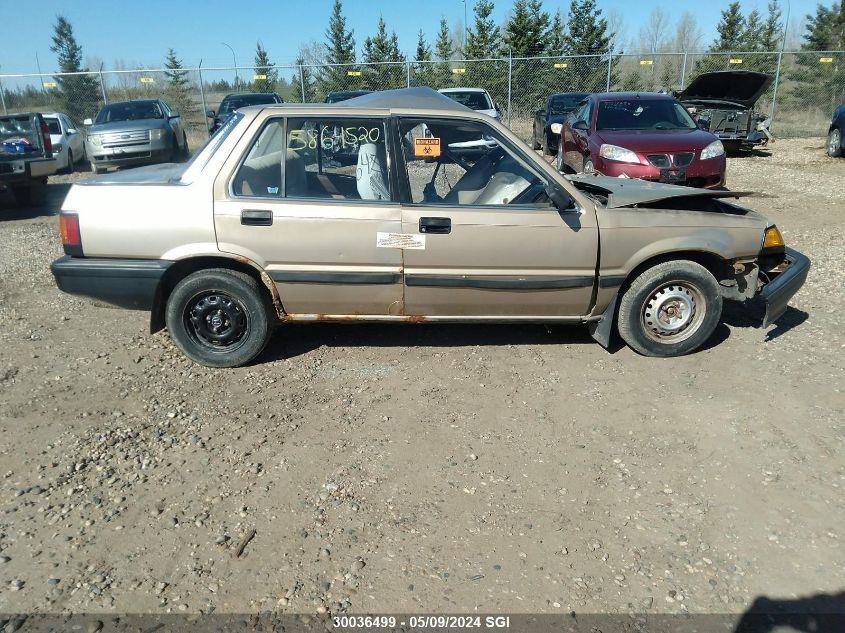 1985 Honda Civic 1500 S VIN: JHMAK5431FS804609 Lot: 30036499