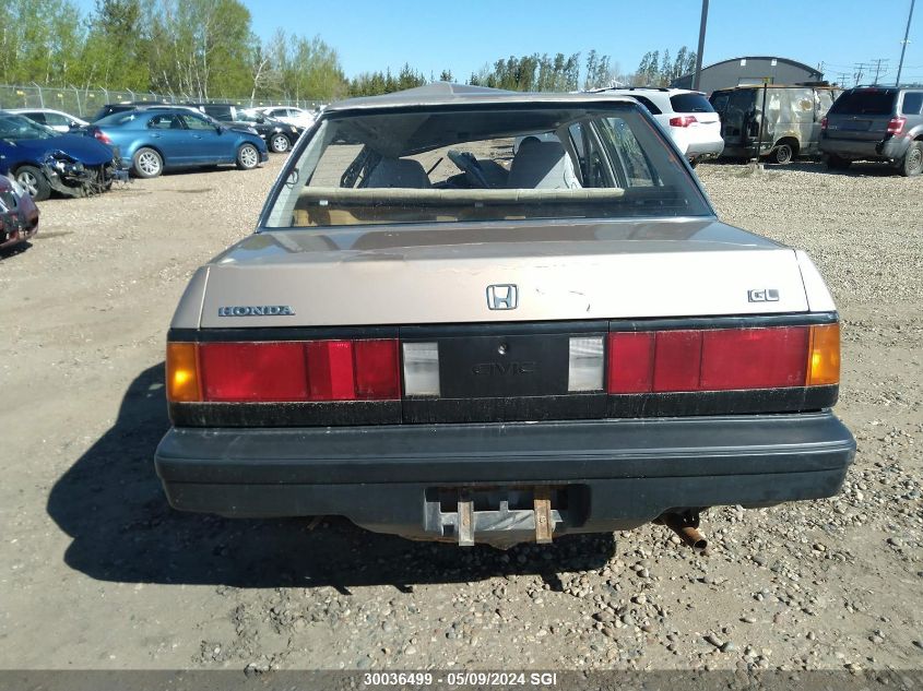 1985 Honda Civic 1500 S VIN: JHMAK5431FS804609 Lot: 30036499