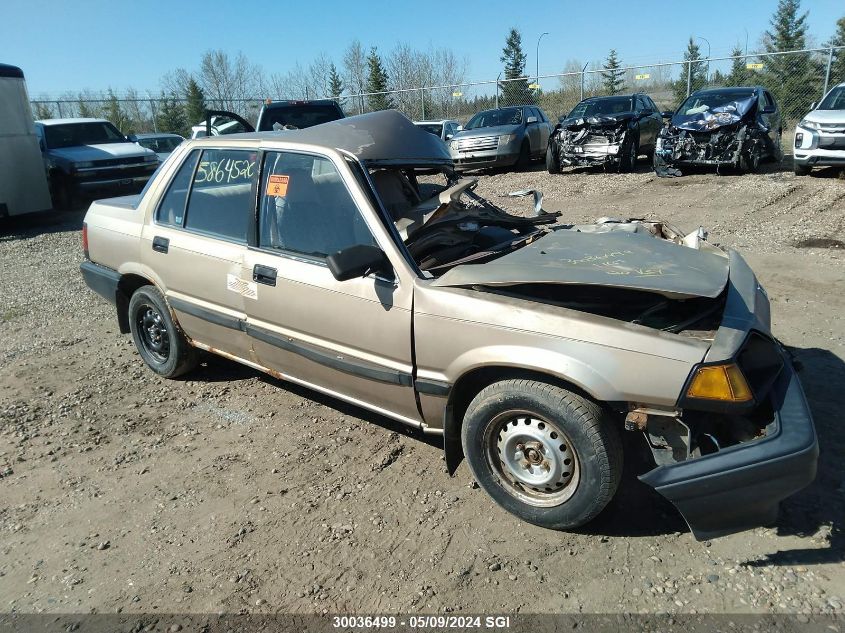 1985 Honda Civic 1500 S VIN: JHMAK5431FS804609 Lot: 30036499