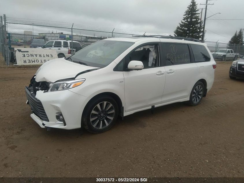 2019 Toyota Sienna Xle/Xle Premium/Limited/L VIN: 5TDDZ3DC8KS211007 Lot: 30037572