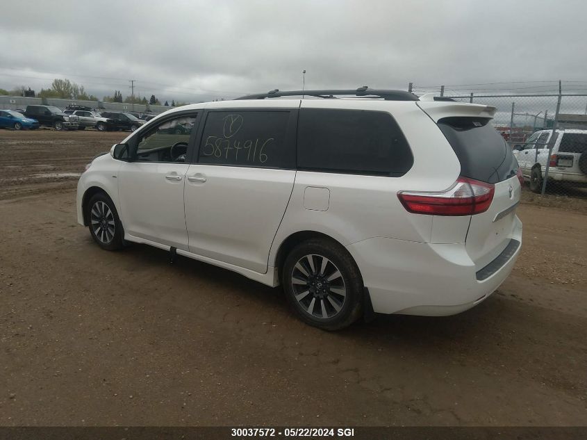 2019 Toyota Sienna Xle/Xle Premium/Limited/L VIN: 5TDDZ3DC8KS211007 Lot: 30037572