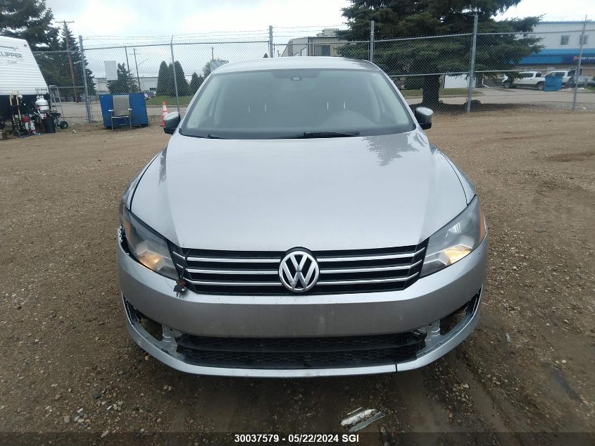 2013 Volkswagen Passat S VIN: 1VWAH7A38DC003647 Lot: 30037579