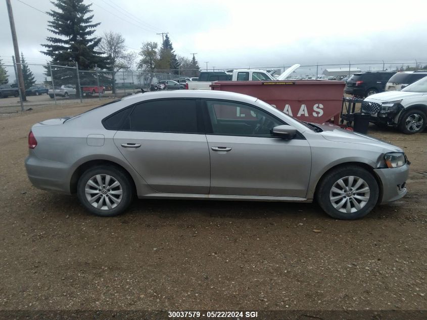 2013 Volkswagen Passat S VIN: 1VWAH7A38DC003647 Lot: 30037579