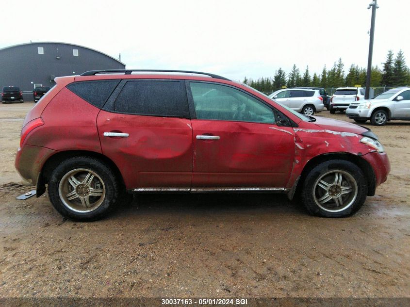 2006 Nissan Murano Sl/Se/S VIN: JN8AZ08W46W500207 Lot: 30037163