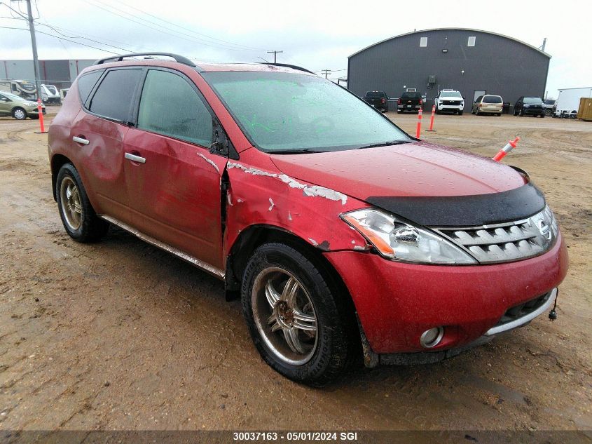 2006 Nissan Murano Sl/Se/S VIN: JN8AZ08W46W500207 Lot: 30037163