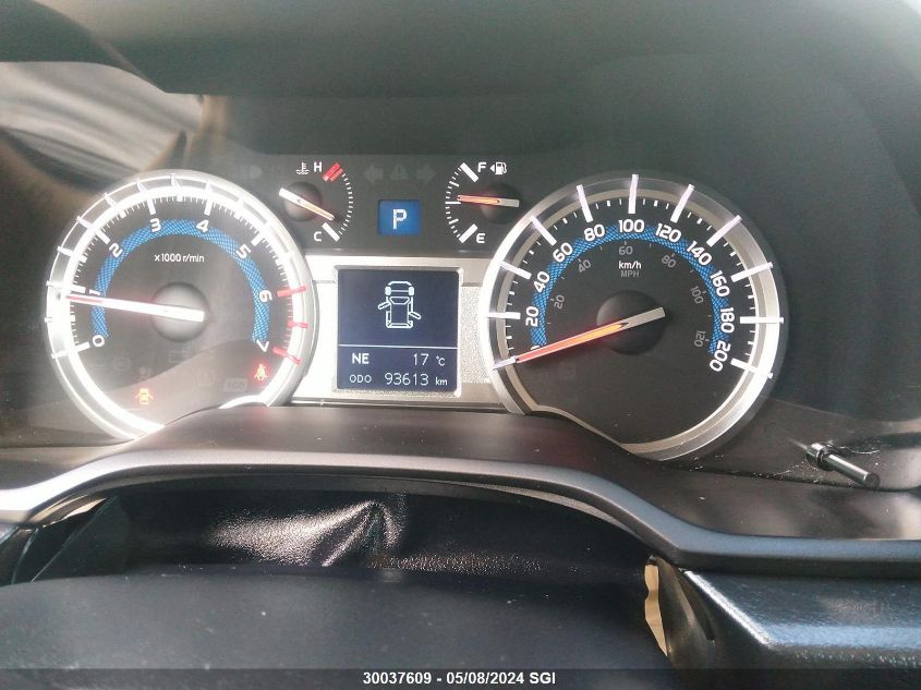 2016 Toyota 4Runner Sr5 Prem/Ltdl/Trail/Trd VIN: JTEBU5JR1G5401184 Lot: 30037609