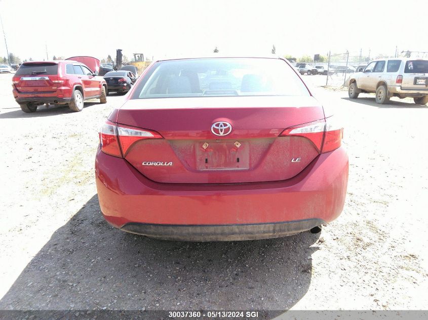 2016 Toyota Corolla L/Le/Le Pls/Prm/S/S Pls VIN: 2T1BURHE7GC711566 Lot: 30037360