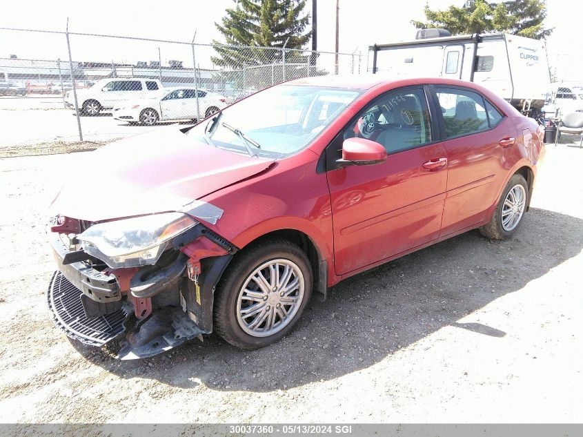 2016 Toyota Corolla L/Le/Le Pls/Prm/S/S Pls VIN: 2T1BURHE7GC711566 Lot: 30037360