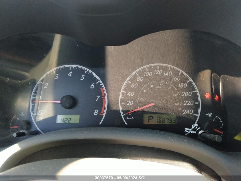 2009 Toyota Corolla S/Le/Xle VIN: 2T1BU40E89C001223 Lot: 30037670