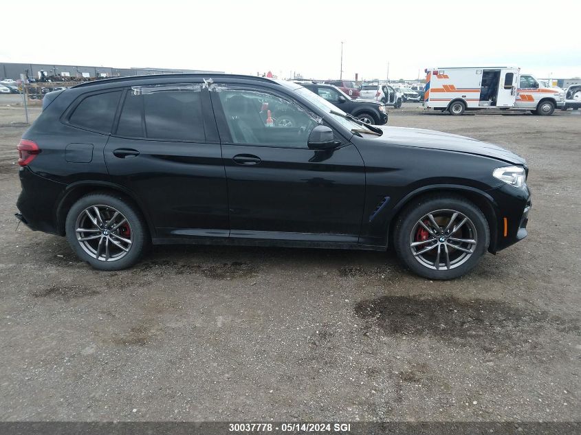 2021 BMW X3 xDrive30I VIN: 5UXTY5C01M9G28280 Lot: 30037778