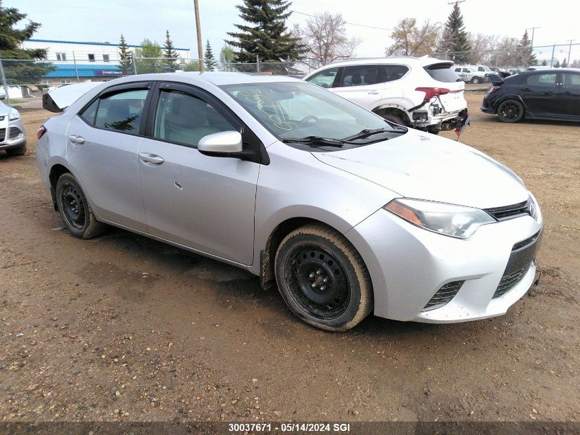 2016 Toyota Corolla L/Le/Le Pls/Prm/S/S Pls VIN: 2T1BURHEXGC651265 Lot: 30037671