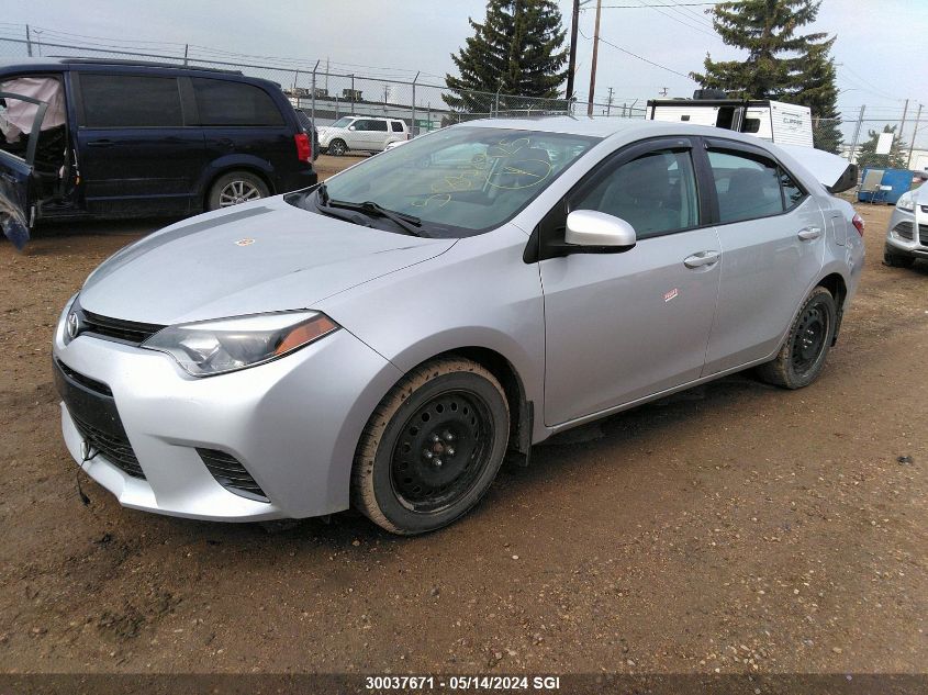 2016 Toyota Corolla L/Le/Le Pls/Prm/S/S Pls VIN: 2T1BURHEXGC651265 Lot: 30037671