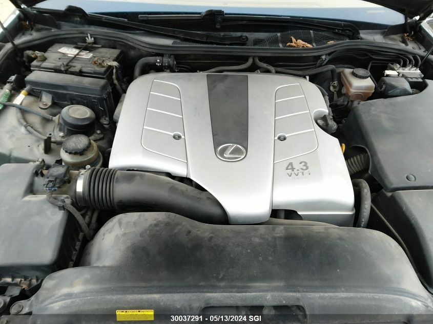 2004 Lexus Ls 430 VIN: JTHBN36FX40148975 Lot: 30037291