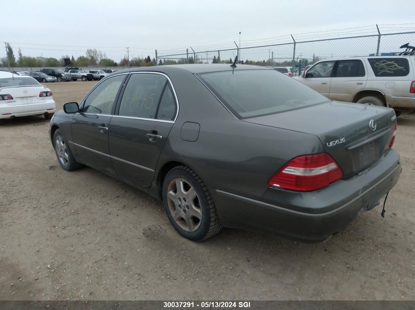 2004 Lexus Ls 430 VIN: JTHBN36FX40148975 Lot: 30037291