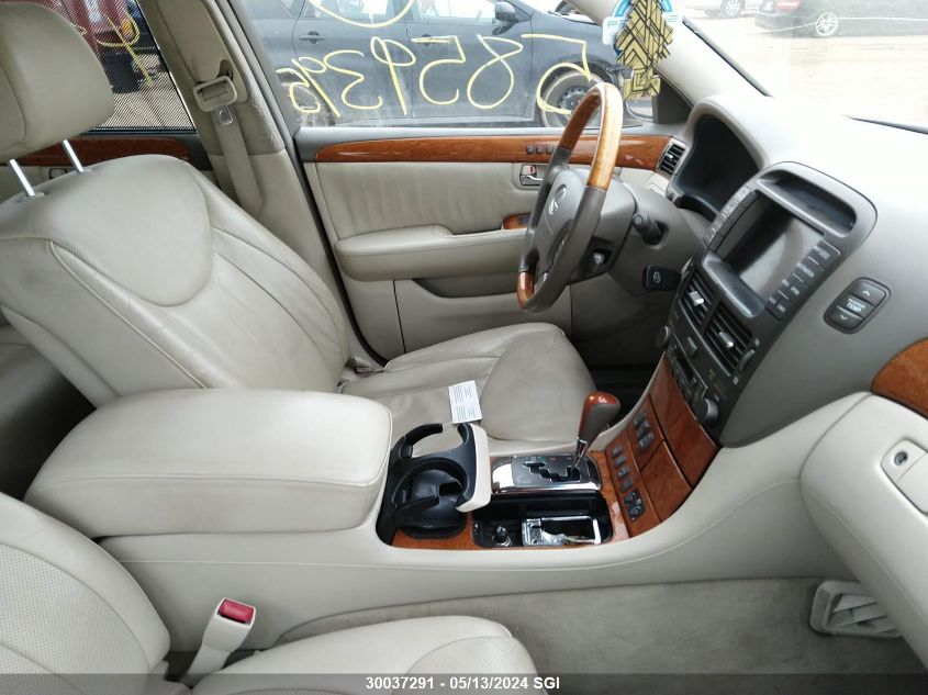 2004 Lexus Ls 430 VIN: JTHBN36FX40148975 Lot: 30037291