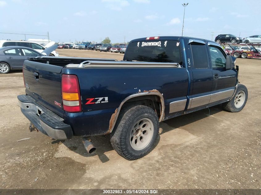 2000 GMC New Sierra K1500 VIN: 1GTEK19T0YE398411 Lot: 30032983