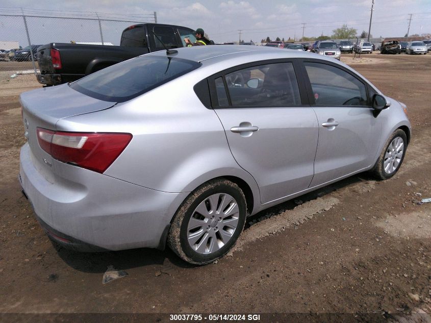 2012 Kia Rio Ex/Sx VIN: KNADN4A34C6076760 Lot: 30037795