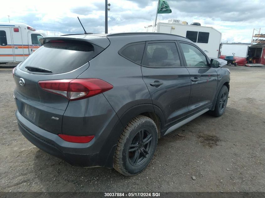 2017 Hyundai Tucson Limited/Sport And Eco/Se VIN: KM8J3CA42HU579961 Lot: 30037884